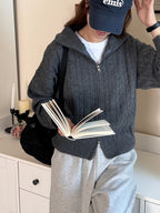 Pepper Knit Zip-Up