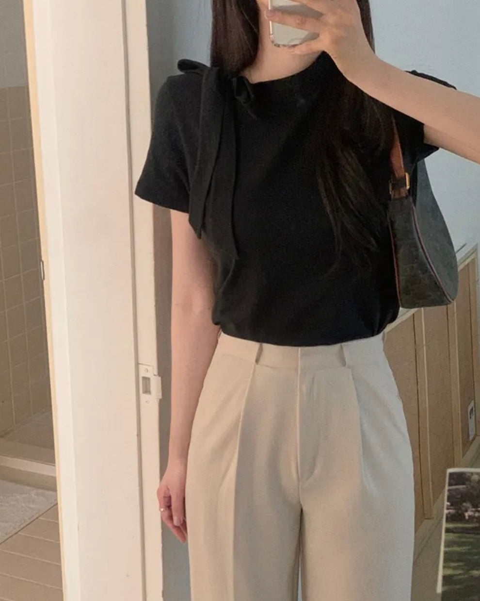 Modal Tie Short-Sleeves