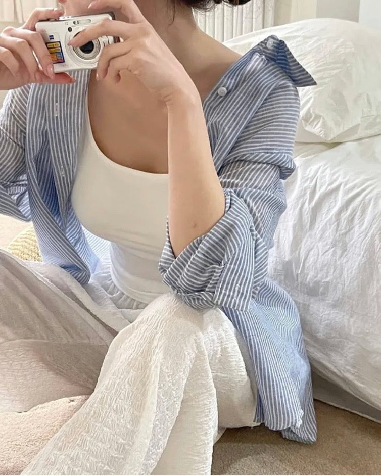 Heaven Back Ribbon Shirt