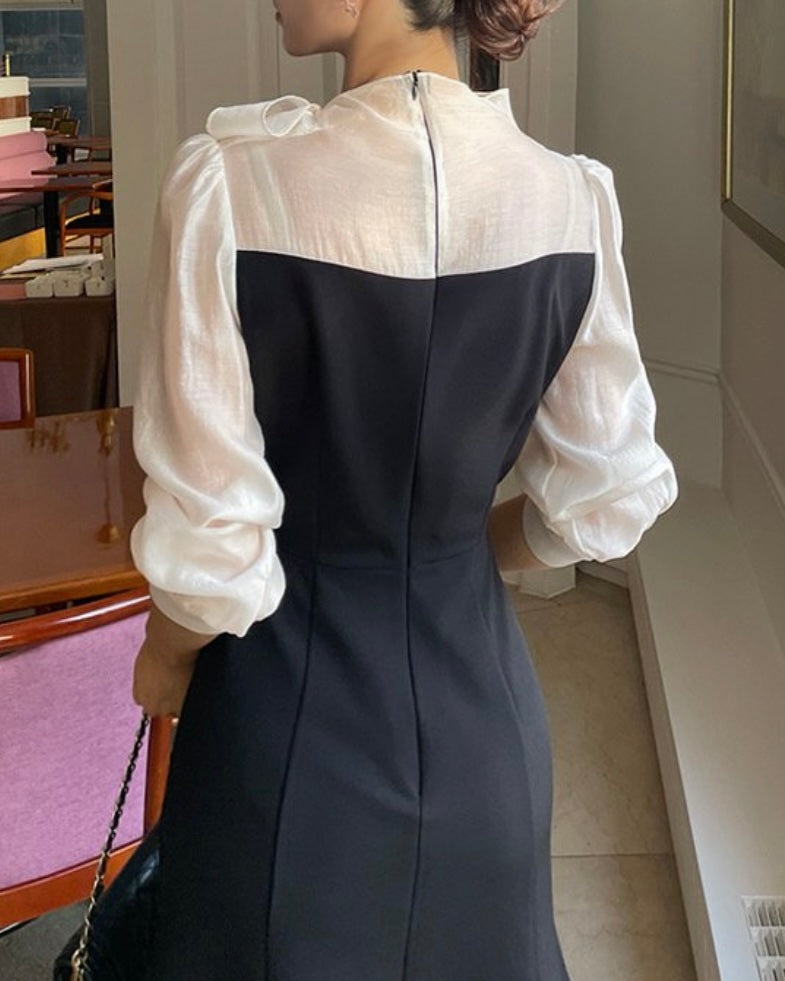 Scarf Bustier Dress