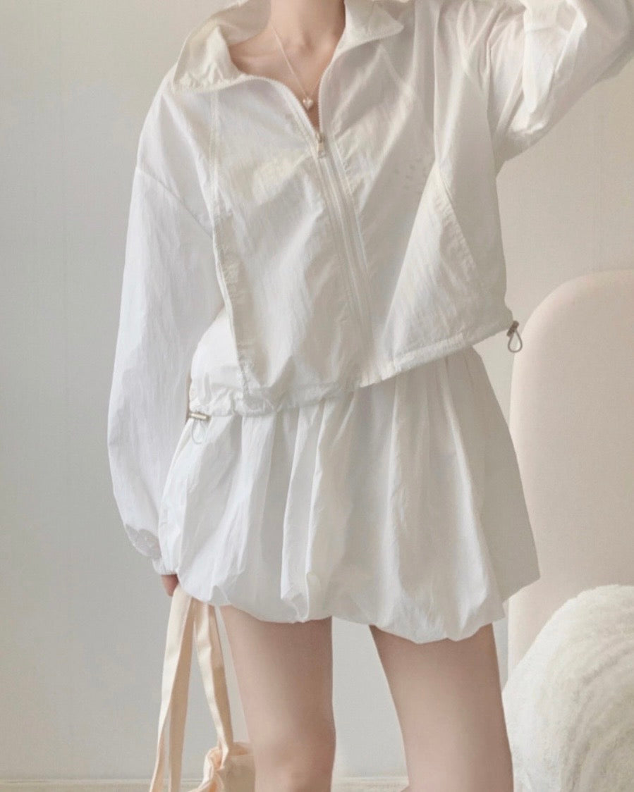 [ Sale Excluded ] Nylon Pumpkin Two-Piece Set