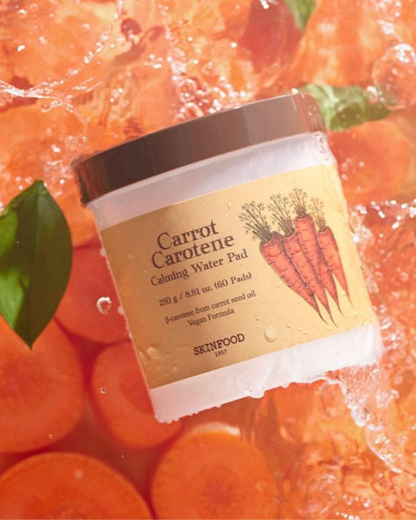 [ SKINFOOD ] Carrot Carotene Calming Water Pad Special Set (60P+10P+Carrot Mask Sheet 1P)