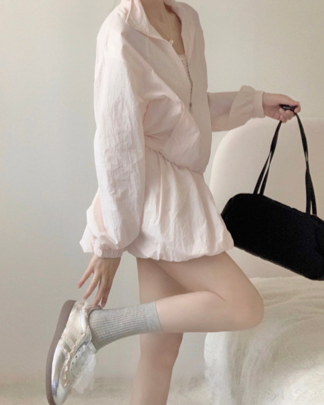 [ Sale Excluded ] Nylon Pumpkin Two-Piece Set