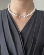 Silver Ugly Freshwater Pearl Necklace