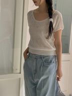 Soda Scoop-Neck Knit