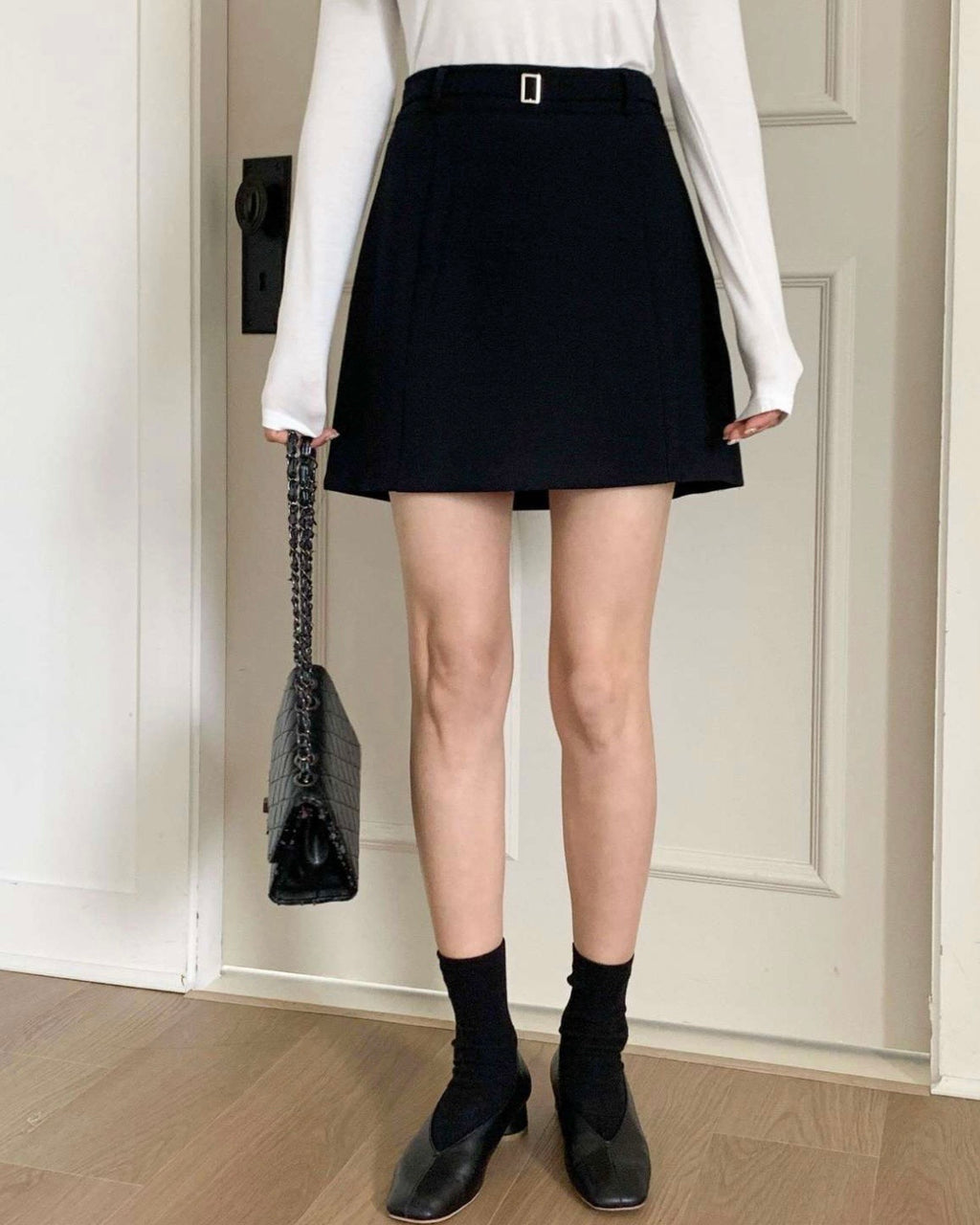 Shew Belt Mini Skirt