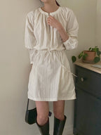 [ Pre-order ] Mine Cargo String Dress