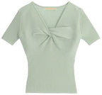 Twist Short Sleeves Knit