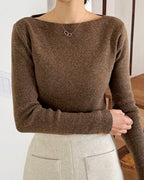 Ruby Boat-Neck Knit