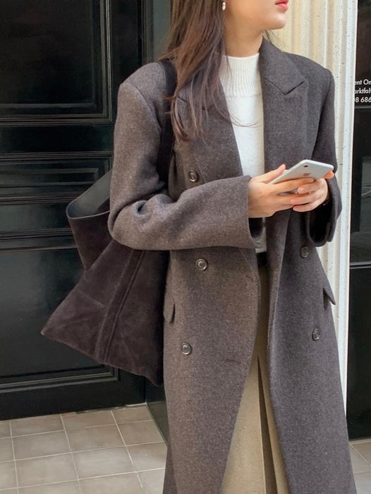 Premium Stanford Double 70% Wool Coat