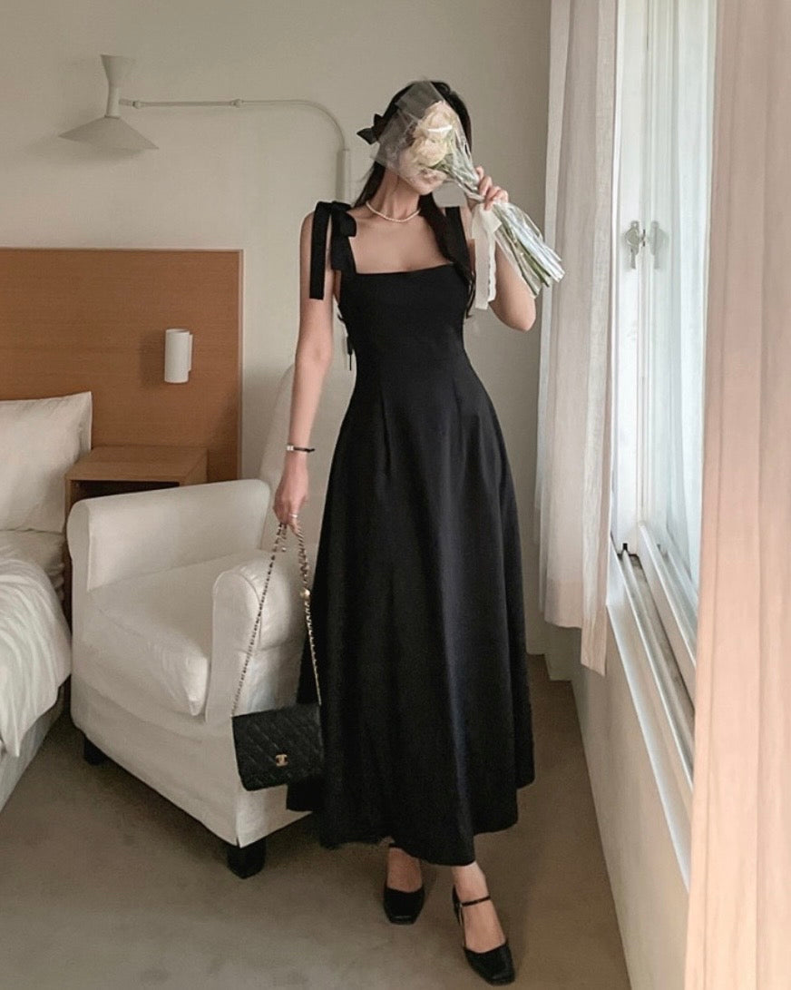 One Ribbon Long Dress