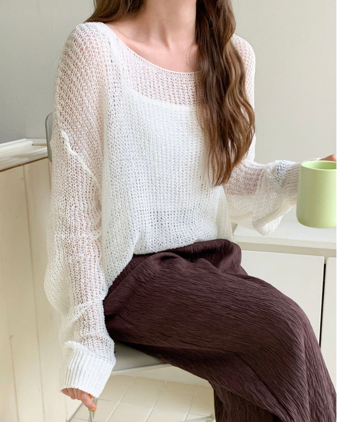 Landis Boat-Neck Knit Top