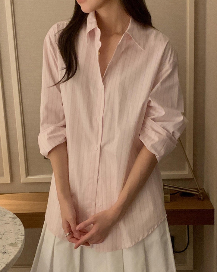 Over Striped Shirt