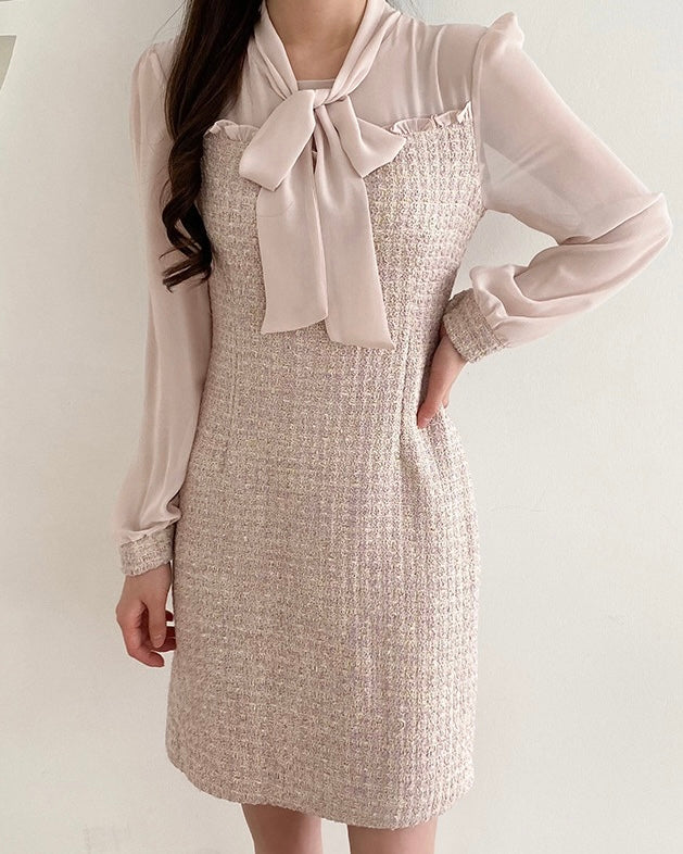 Clara Tweed Dress