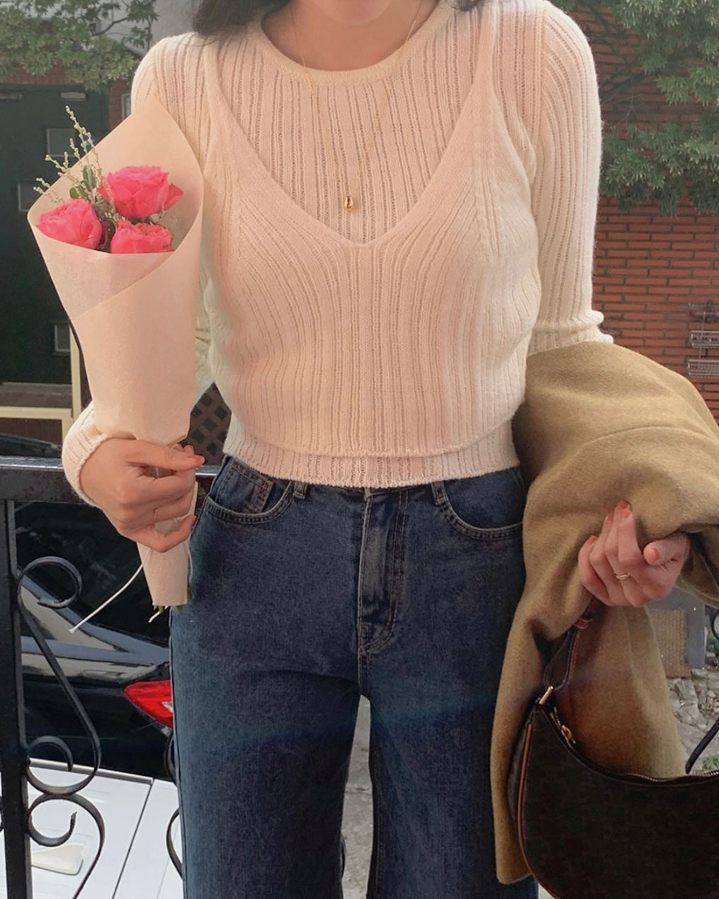 Tony Layered Knit Top