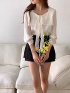 Chiffon Ribbon Blouse