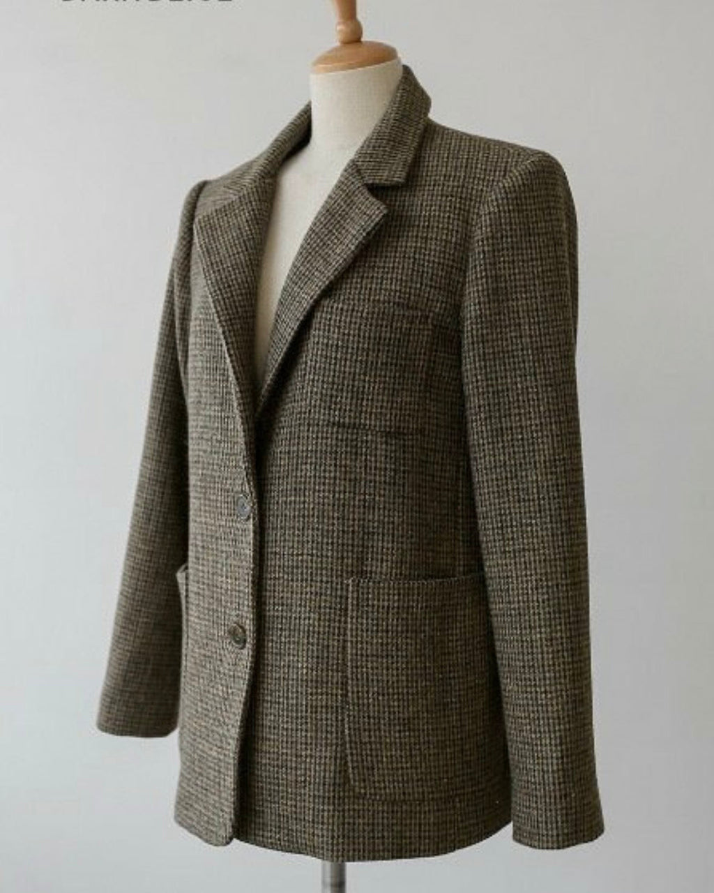 Classic Check Wool Jacket - 60% Wool