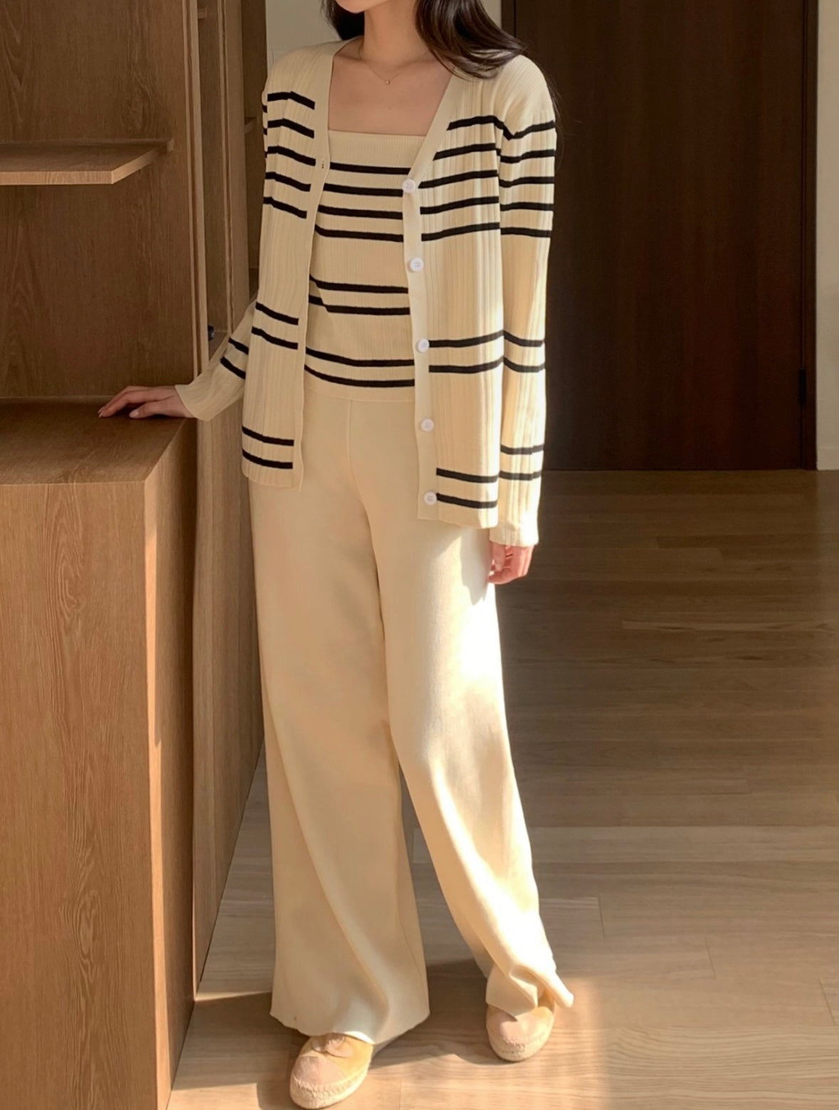 Striped Three-Piece Set