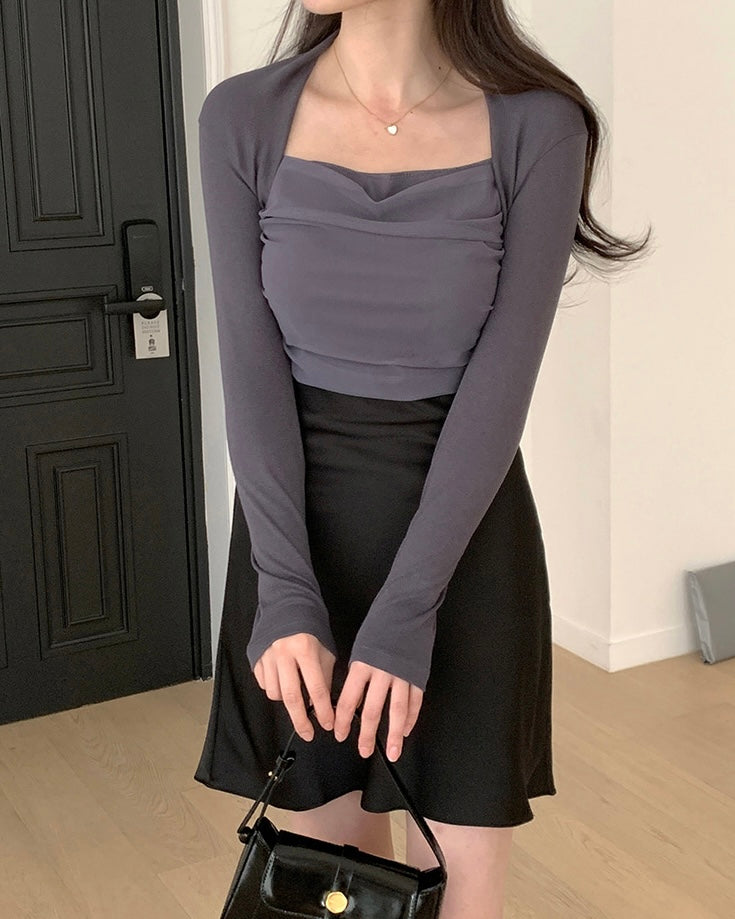 Tulle Bolero Top