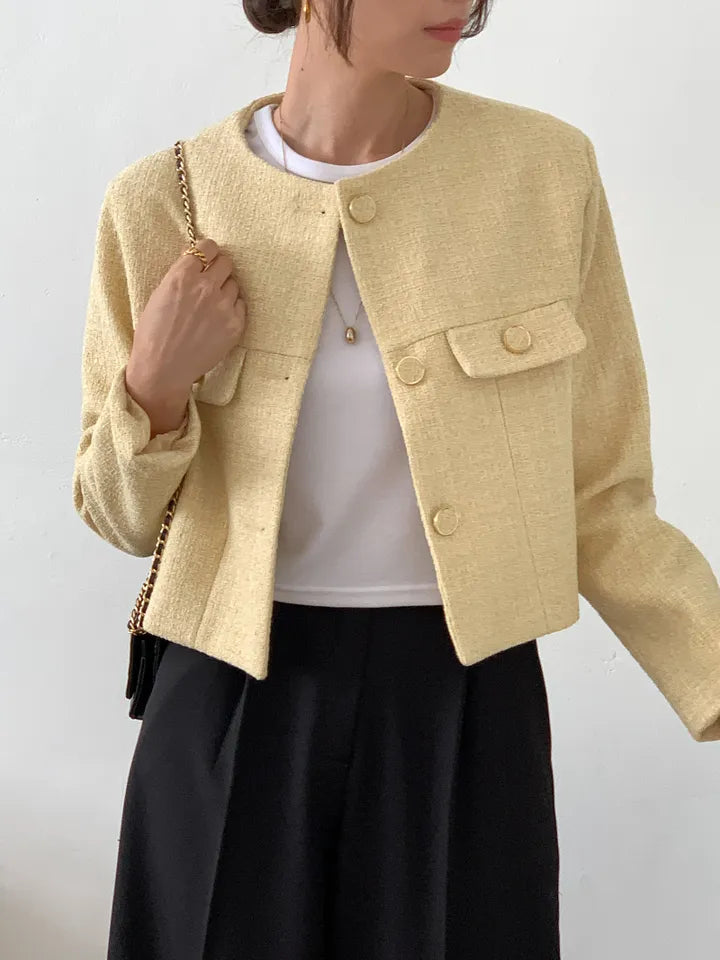 Macaroon Tweed Jacket