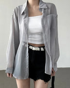 See-Through Overfit Shirt