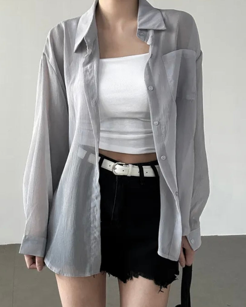 See-Through Overfit Shirt