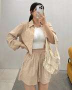 Simple Linen Two-Piece