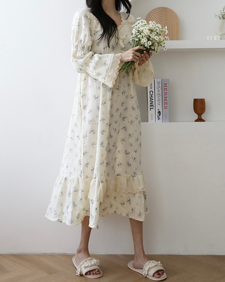Flower Lace Night Dress