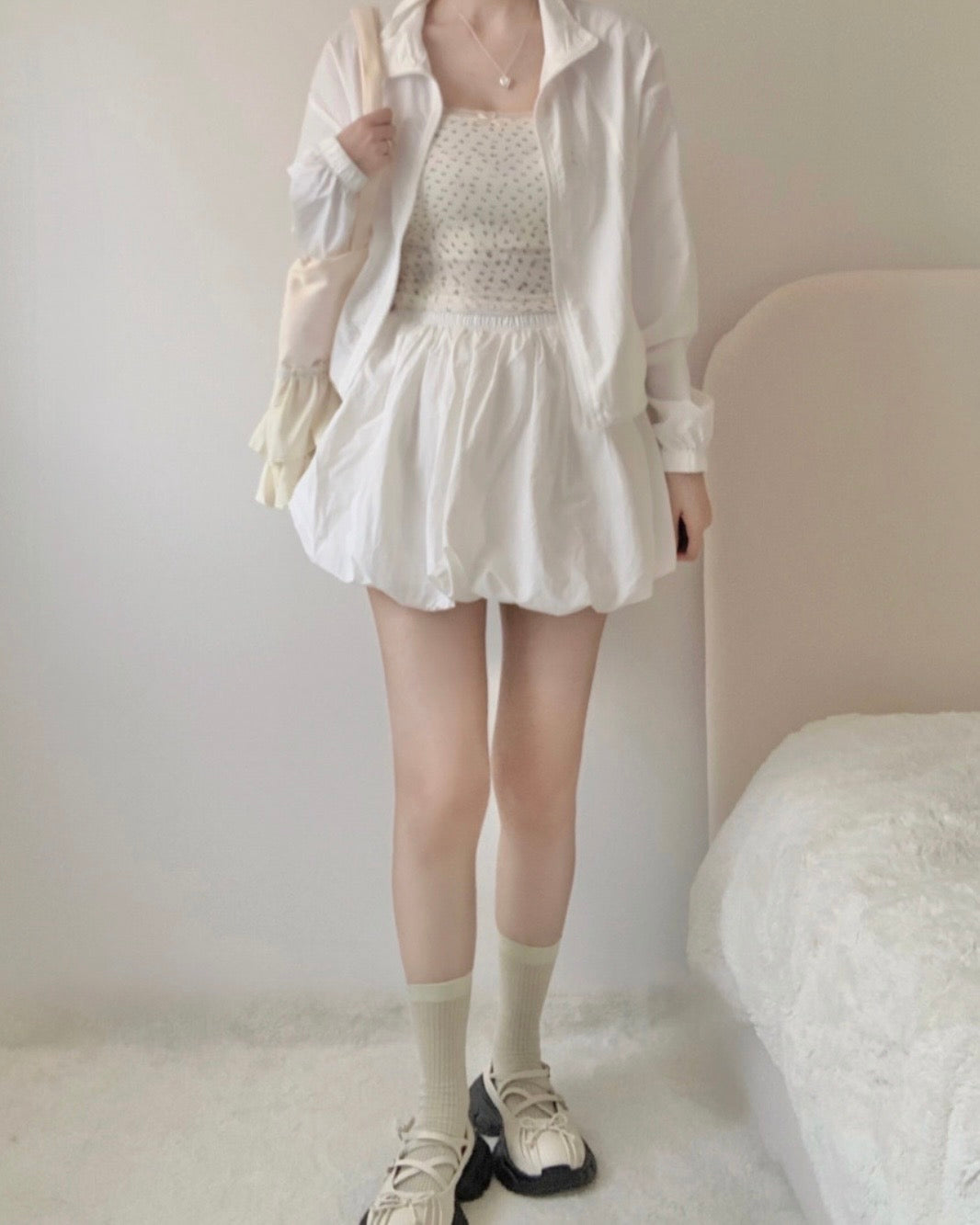 [ Sale Excluded ] Nylon Pumpkin Two-Piece Set