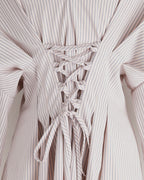 [ Pre-order ] Back Strap Shirt Mini Dress