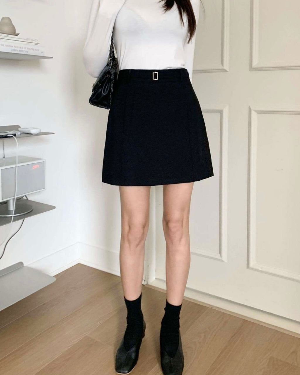 Shew Belt Mini Skirt