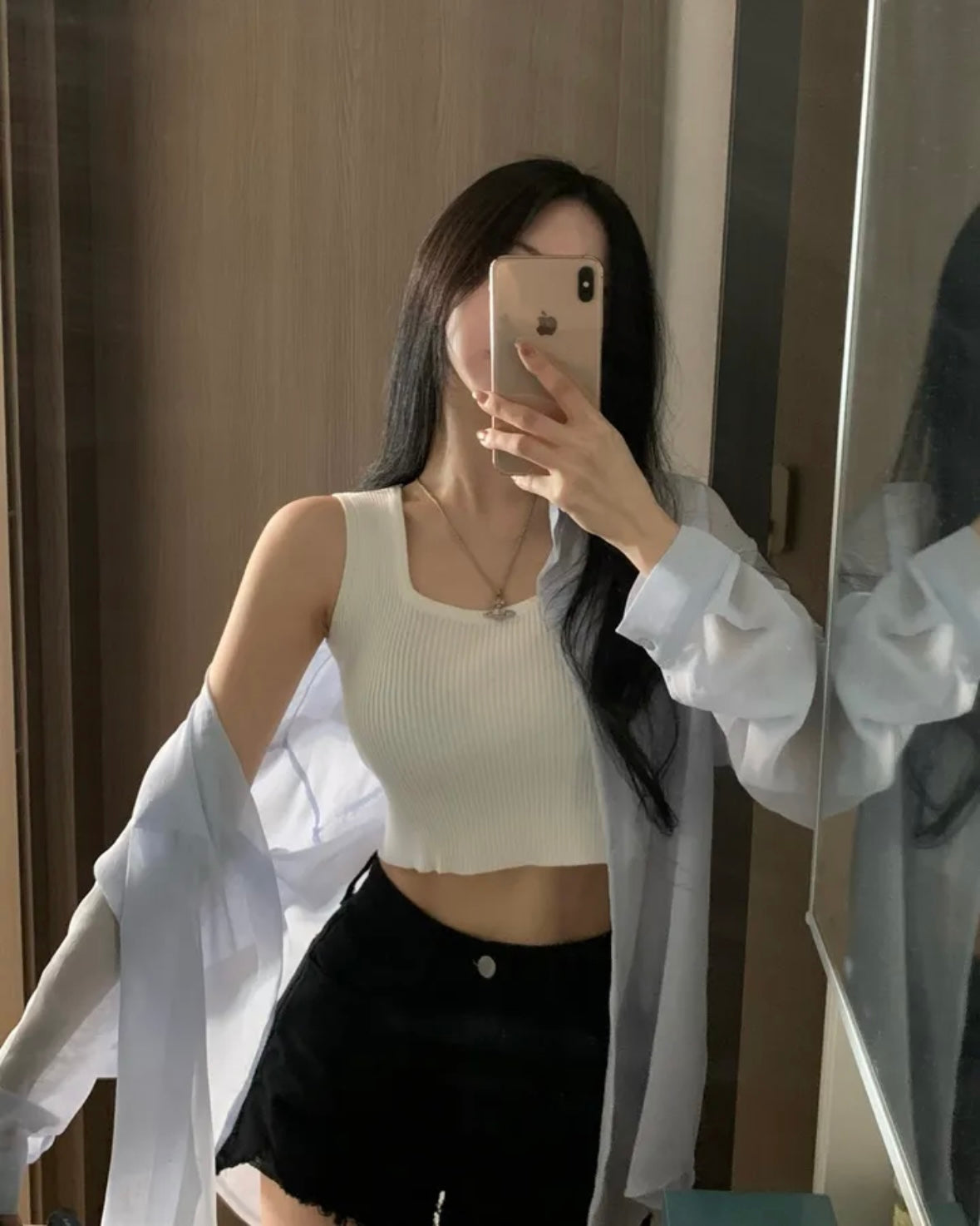 See-Through Overfit Shirt