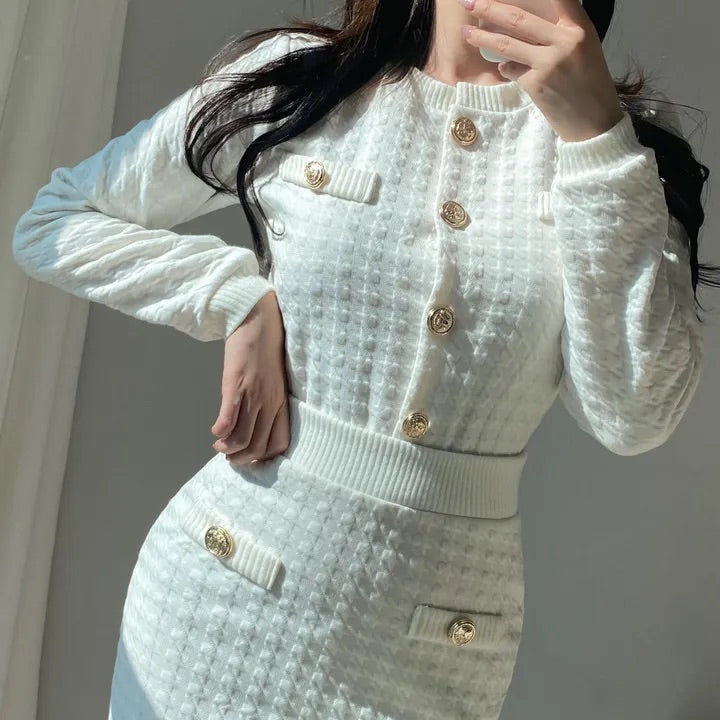 Embossed Hound Two-Piece