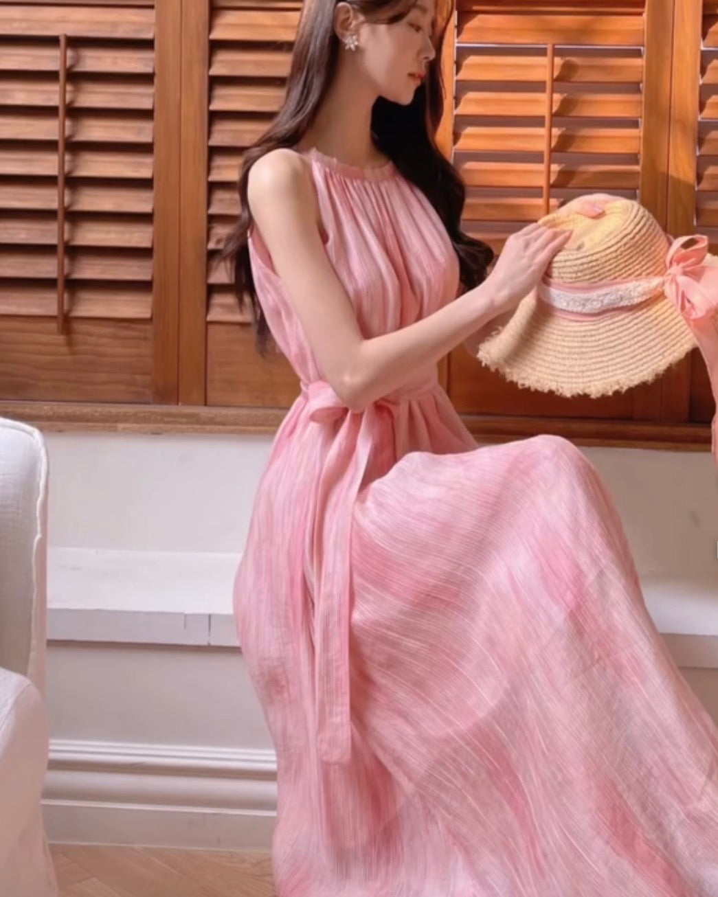 [ Sale Excluded ] Aqua Maxi Dress