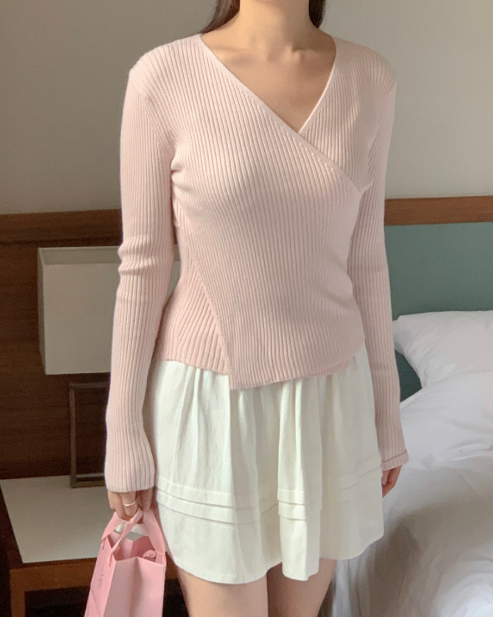 Reverie Wrap Knit Top