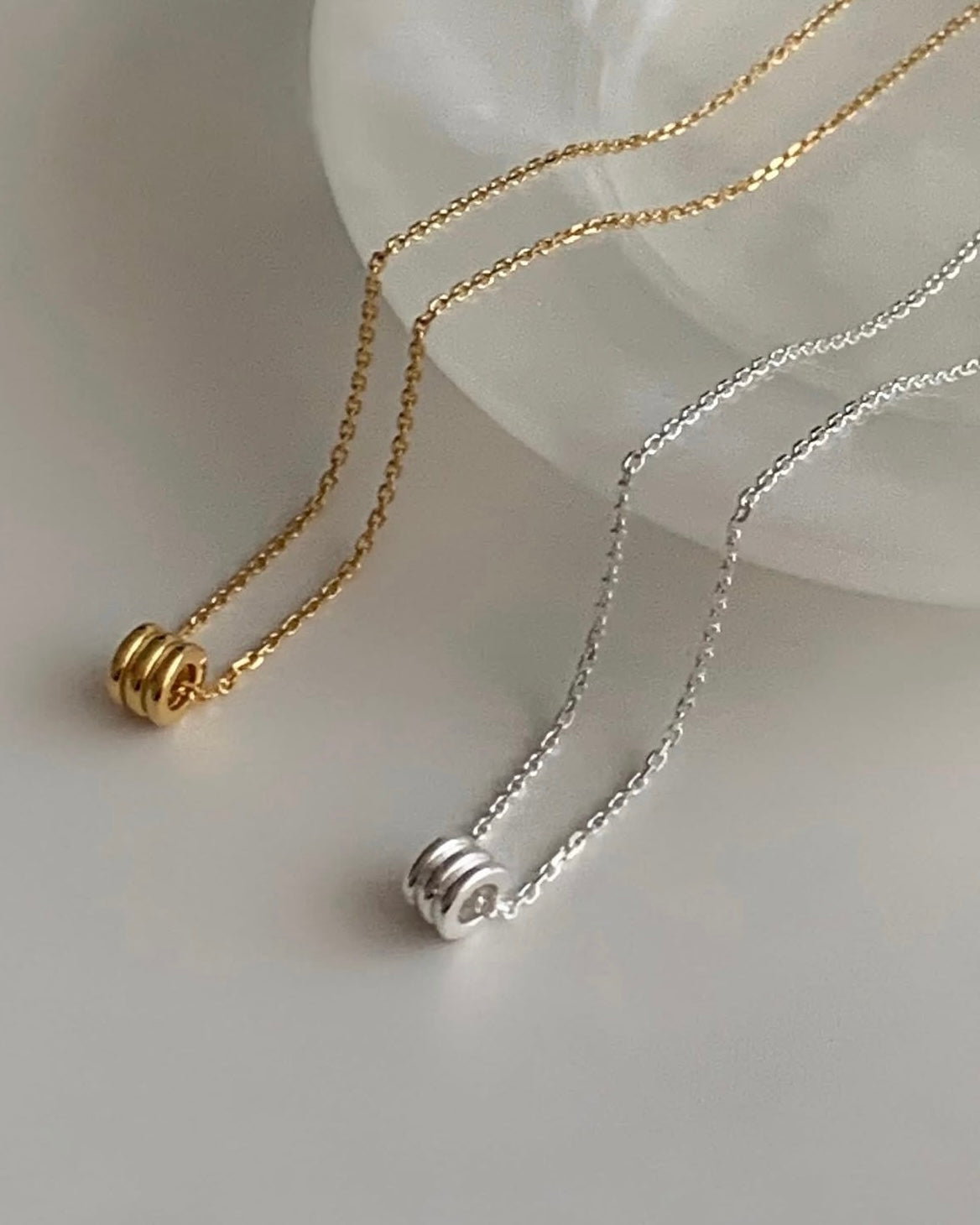 Silver Trio Necklace