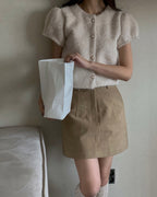 Snow Fur Blouse