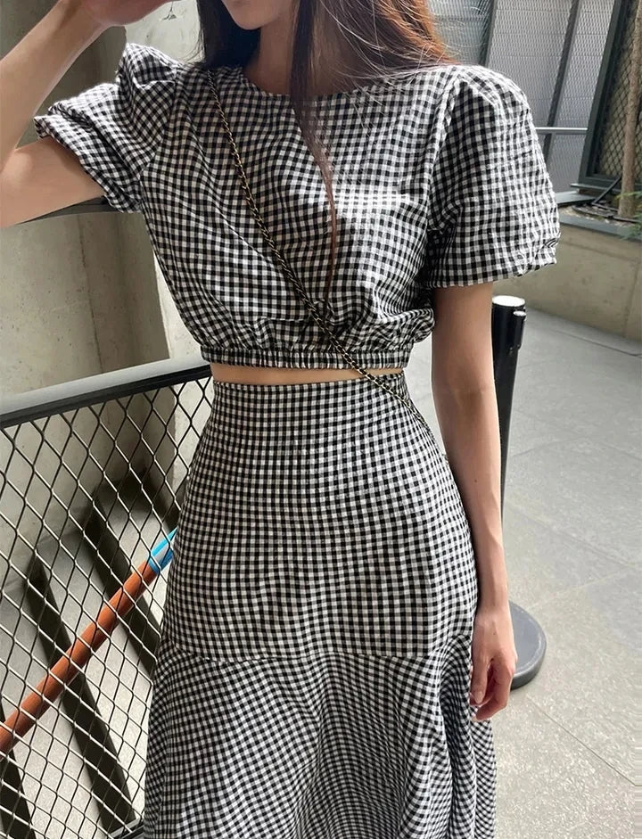 Check Two-Piece