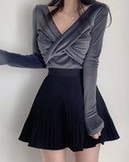Velvet Twist Long Sleeve