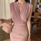 V Wrap Blouse
