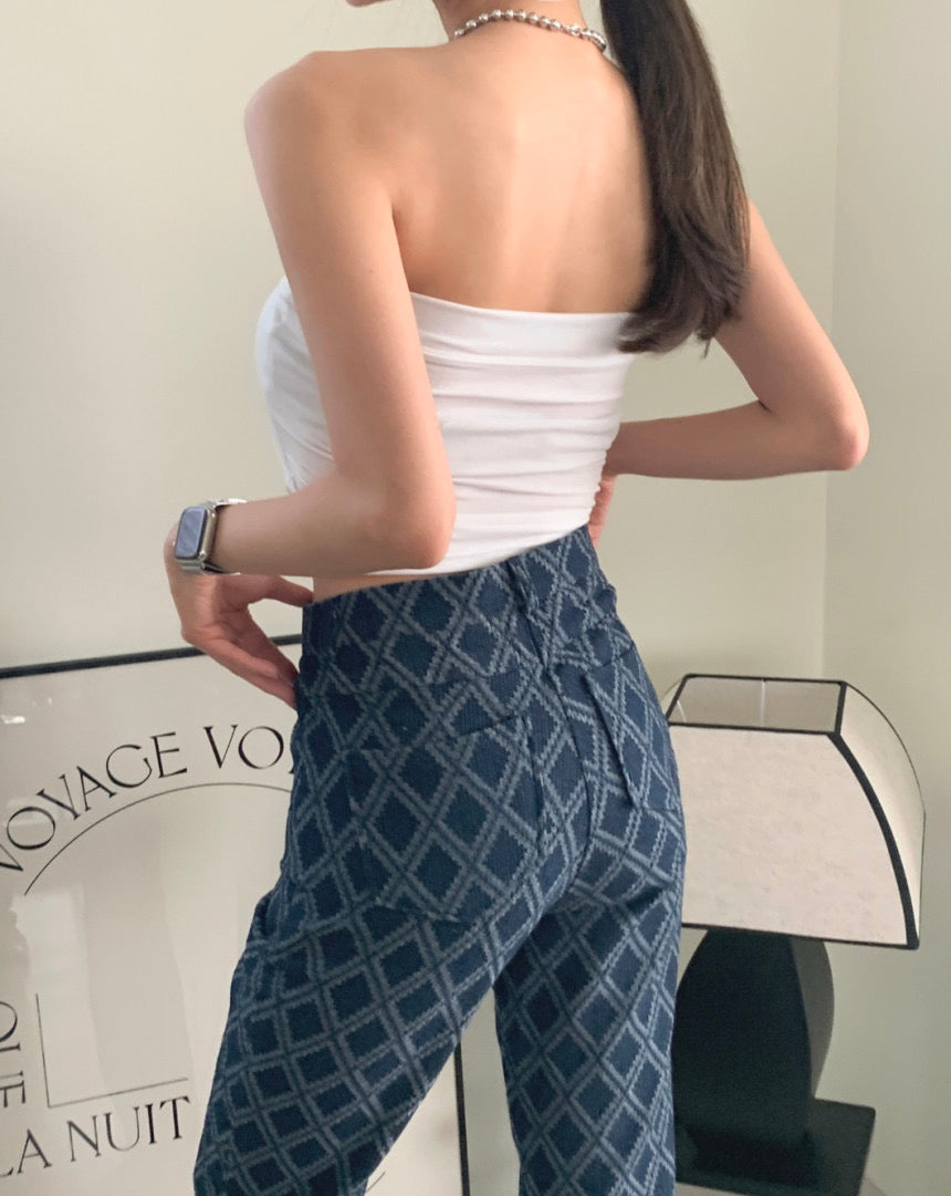 Built-In Padded Banding Tube Top