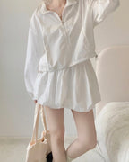 [ Sale Excluded ] Nylon Pumpkin Two-Piece Set