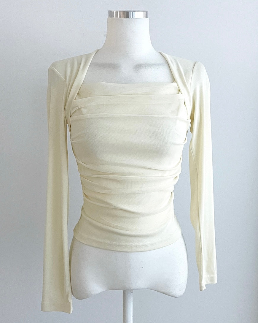 Tulle Bolero Top