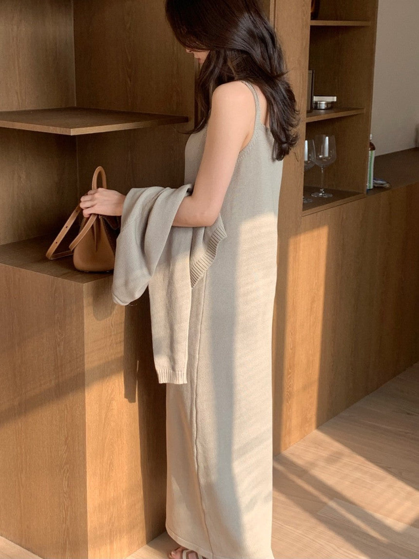 Mulia Cardigan Dress Set