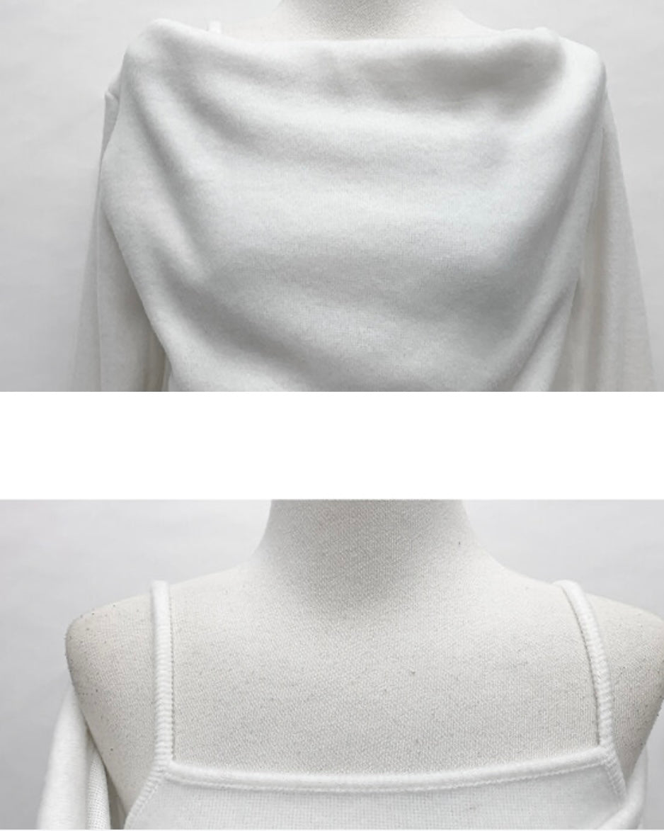 Stay-On Off-Shoulder Knit