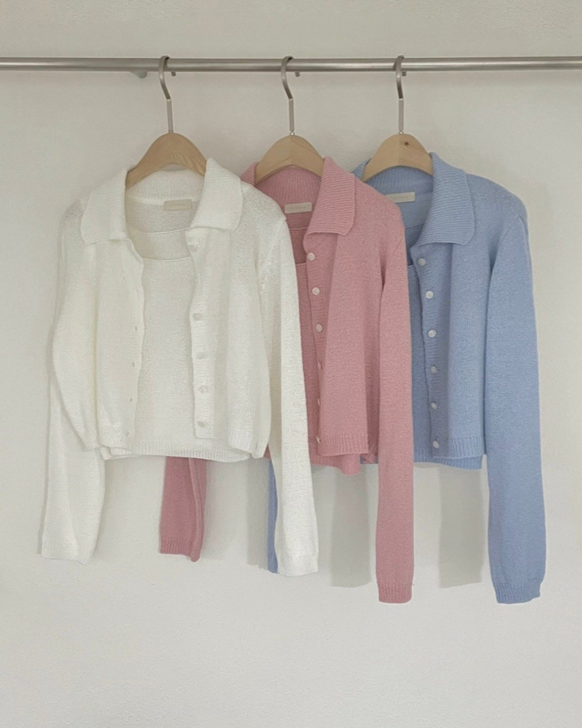 Biela Cardigan Set