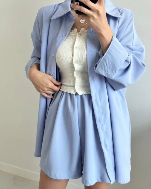 Glow Shirt Two-Piece Set