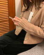 Mui Alpaca Cardigan - 88% Alpaca