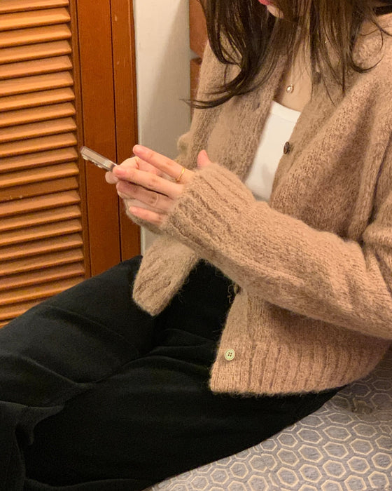 Mui Alpaca Cardigan - 88% Alpaca