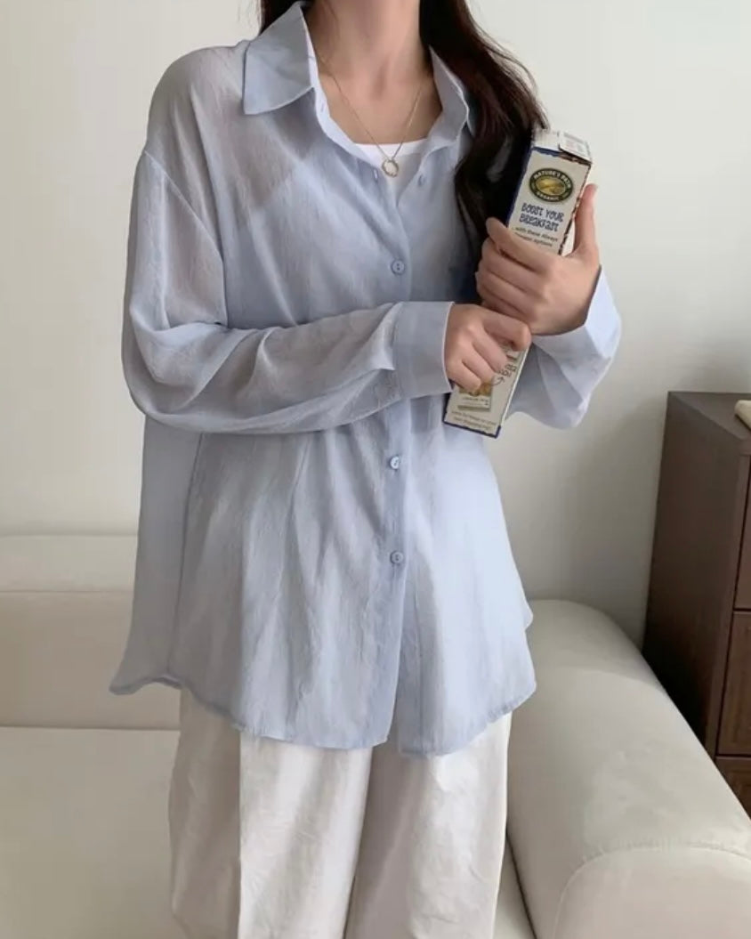 See-Through Overfit Shirt